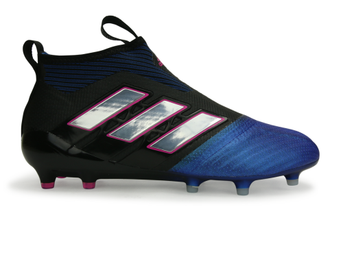 adidas Men's ACE 17+ Purecontrol FG Core Black/White/Blue
