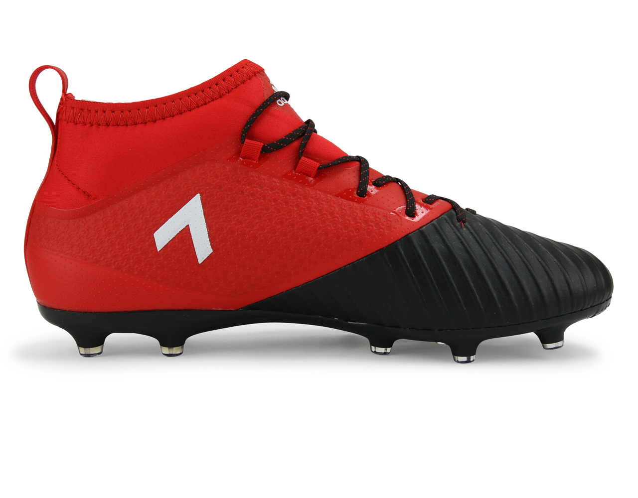 adidas Men's ACE 17.2 Primemesh FG Red/White/Core Black - Image 4