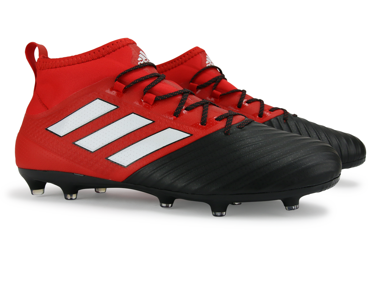 adidas Men's ACE 17.2 Primemesh FG Red/White/Core Black - Image 3