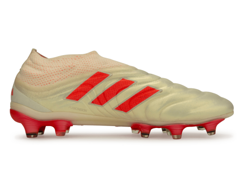 adidas Men's Copa 19+ FG Off White/Solar Red