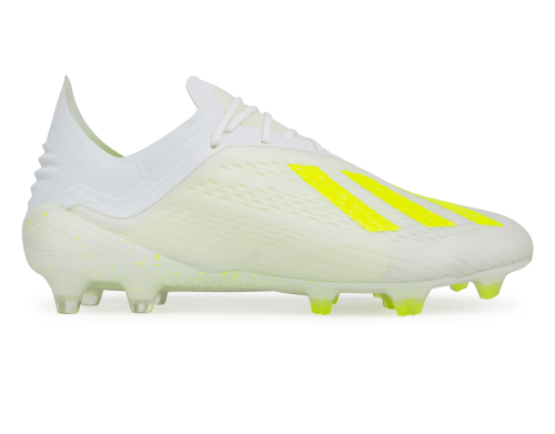 adidas Men's X 18.1 FG Cloud White/Solar Yellow/Off White