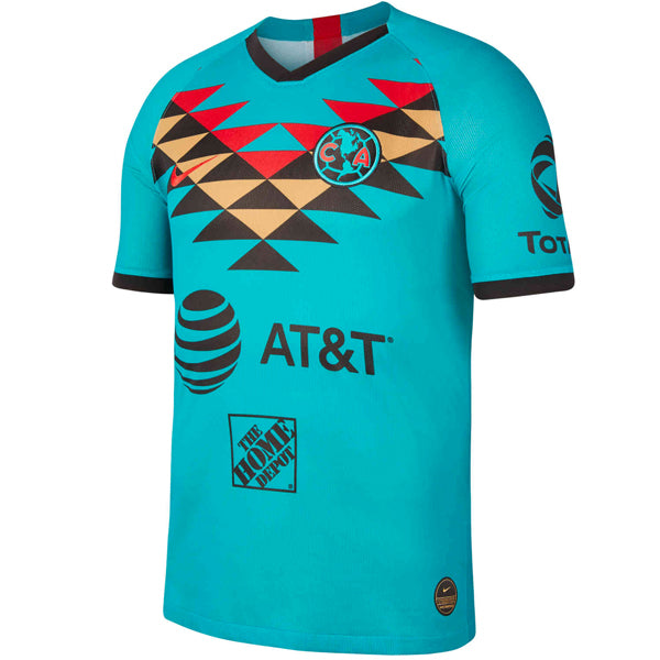 Nike Men's Club America 20/21 Third Jersey Turbo Green/Black/Sport Red