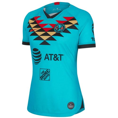 Nike Women's Club America 19/20 Third Jersey Turbo Green/Black