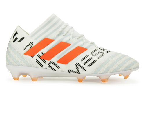 adidas Men's Nemeziz Messi 17.1 FG White/Solar Orange/Clear Grey