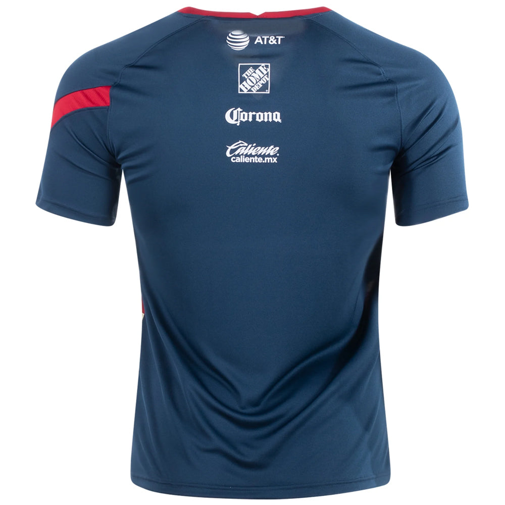 Nike Men's Club America 2020/21 Pre Match Training Jersey Armory Navy/Gym - Image 2
