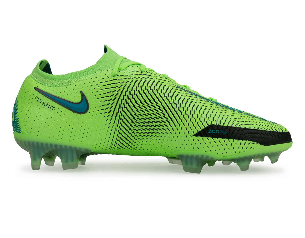 Nike Men's Phantom GT Elite FG Lime/Blue - Image 2