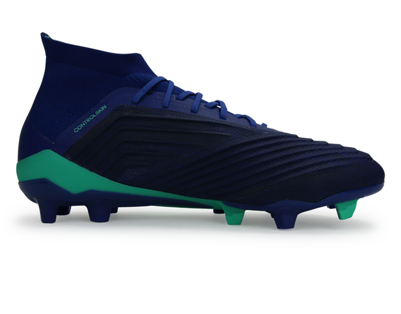 adidas Men'sPredator 18.1 FG Uni Ink/Aero Green - Image 5