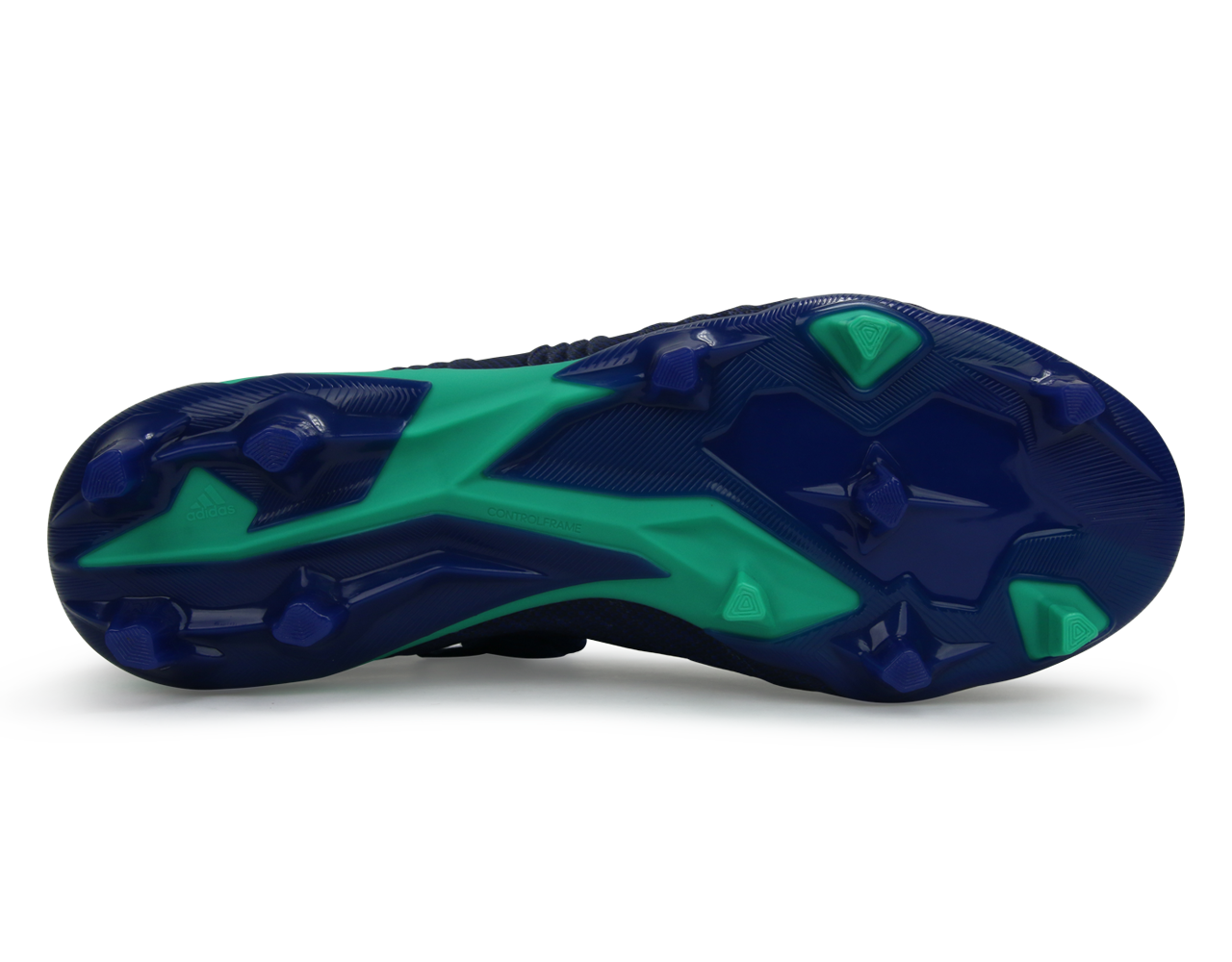 adidas Men'sPredator 18.1 FG Uni Ink/Aero Green - Image 2