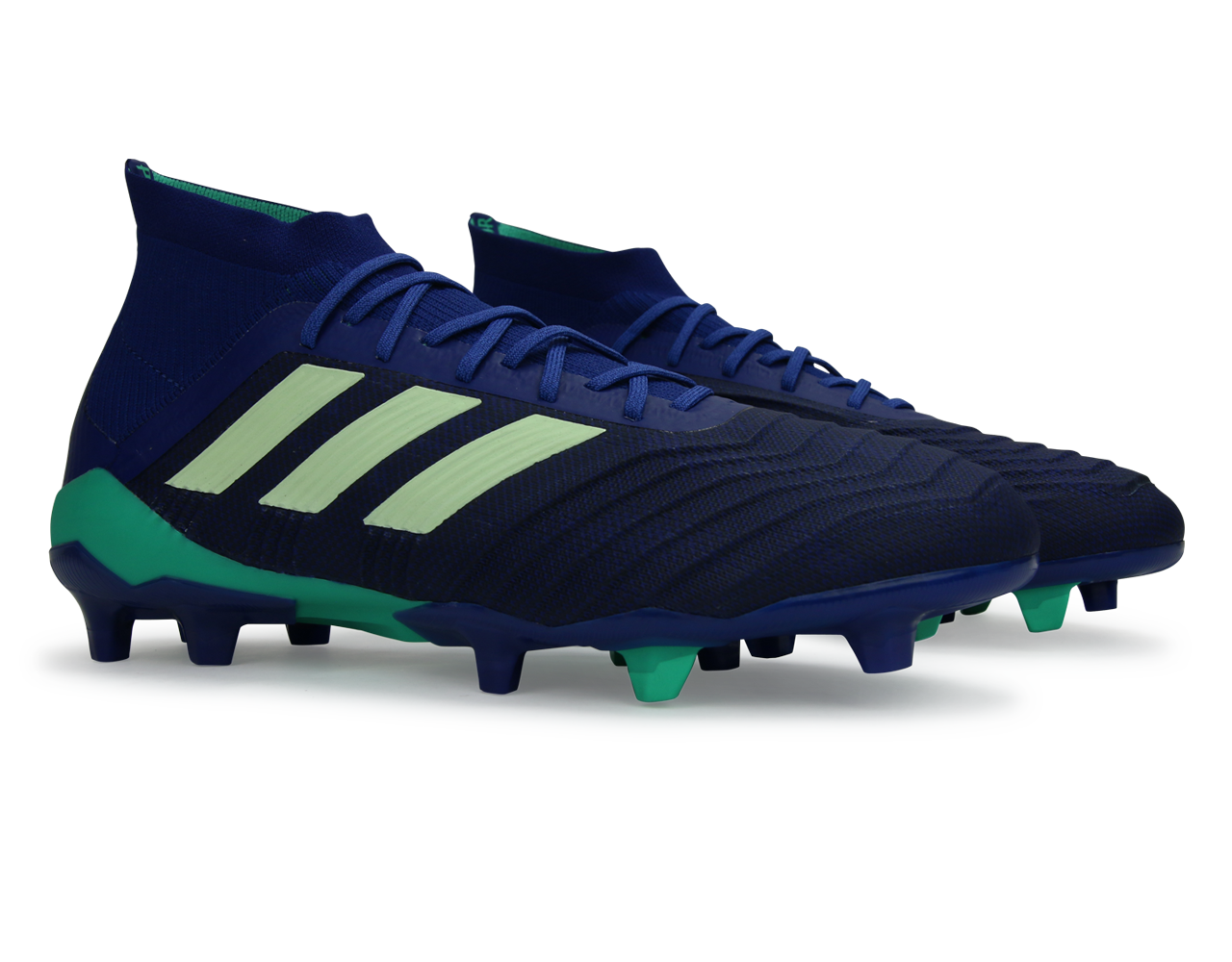 adidas Men'sPredator 18.1 FG Uni Ink/Aero Green - Image 4