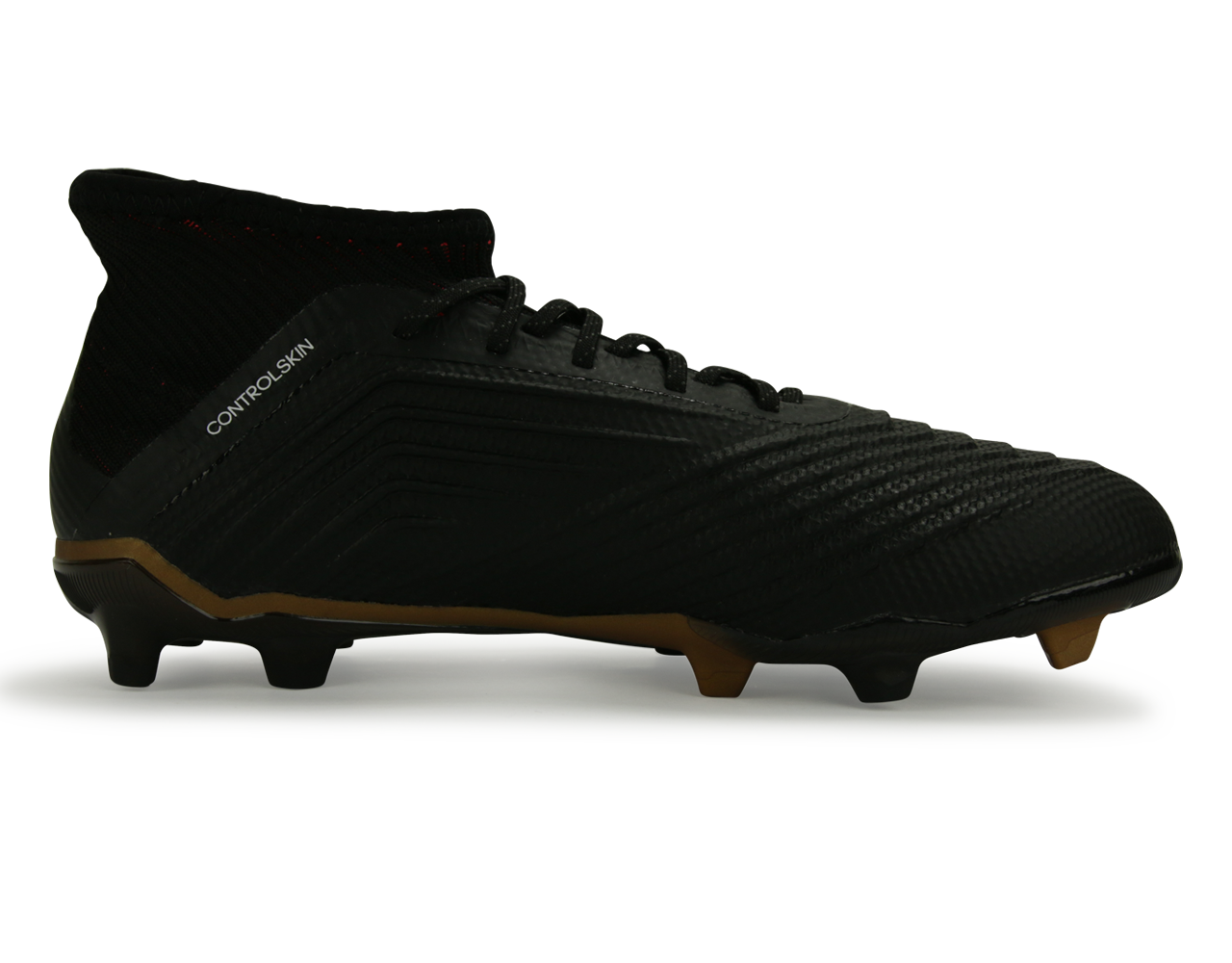 adidas Kids Predator 18.1 FG Core Black/White - Image 3