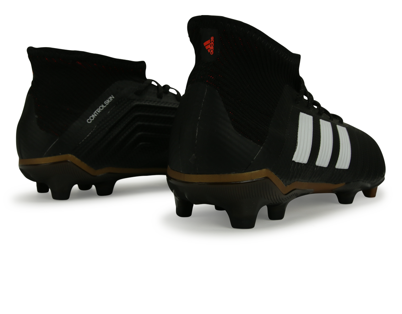 adidas Kids Predator 18.1 FG Core Black/White - Image 2