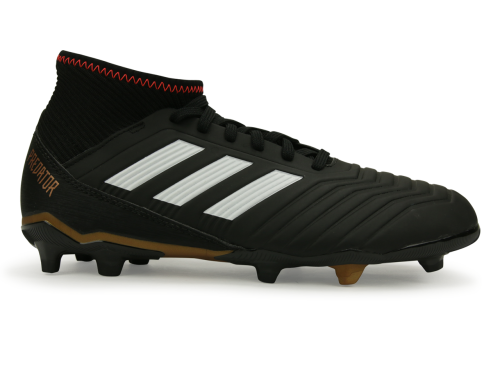 adidas Kids Predator 18.3 FG Core Black/White