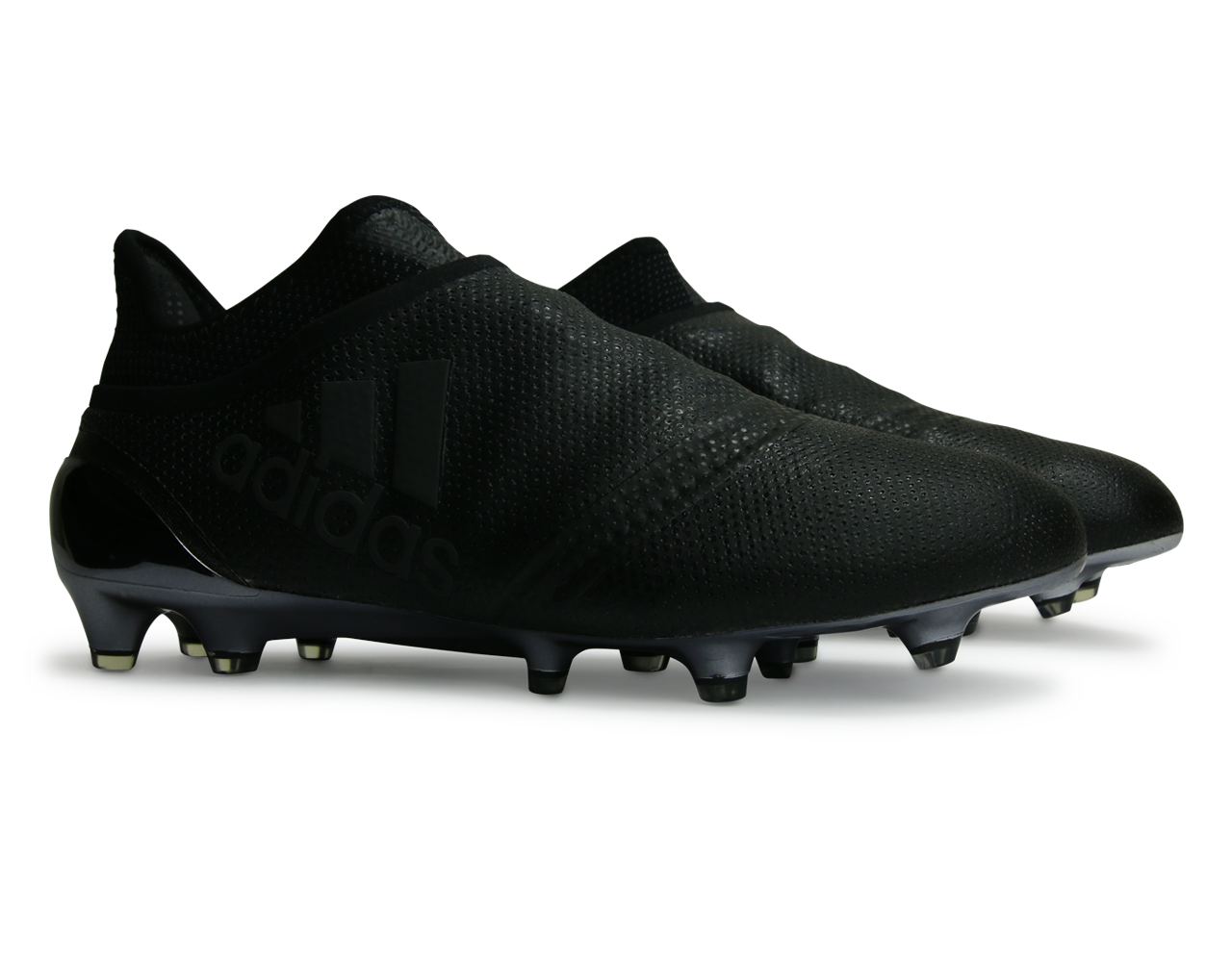 adidas Men's X 17+ FG Core Black/Super Cyan - Image 2