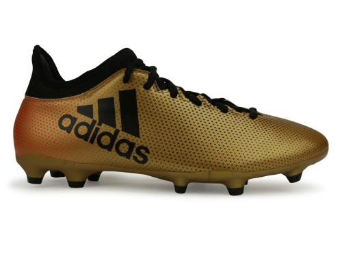 adidas Men's X 17.3 FG Tactile Gold Metallic/Core Black/Solar Red