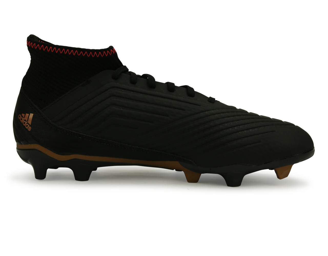 adidas Men's Predator 18.3 FG Core Black/White - Image 4