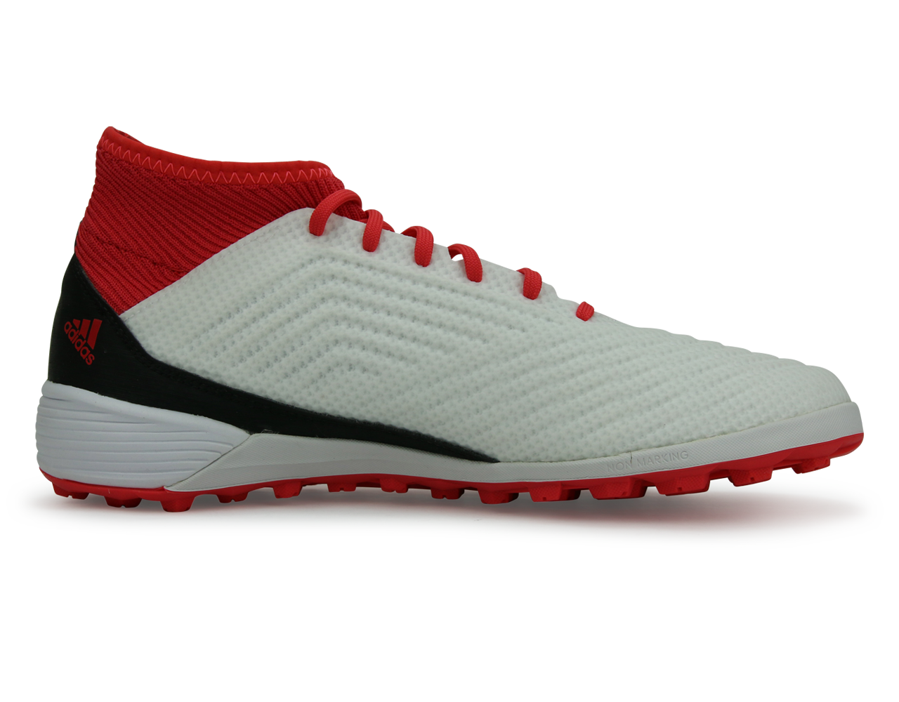 adidas Men's Predator Tango 18.3 Turf Soccer Shoes White/Core Black - Image 5