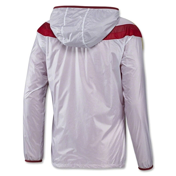 adidas Men's Spain 14/15 Anthem Jacket White - Image 2