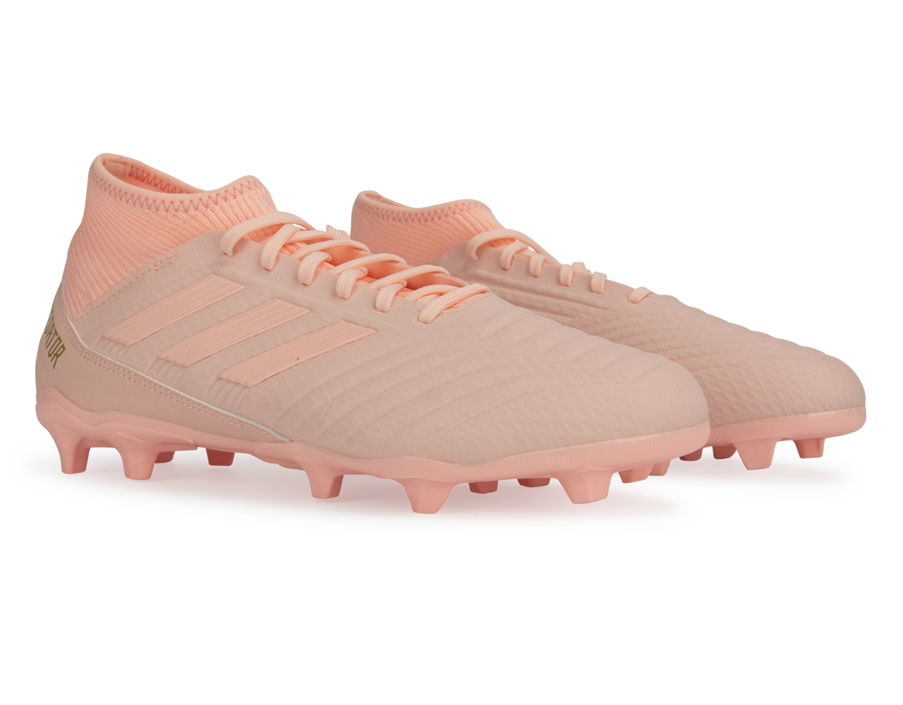 adidas Men's Predator 18.3 FG Clear Orange/Trace Pink - Image 4