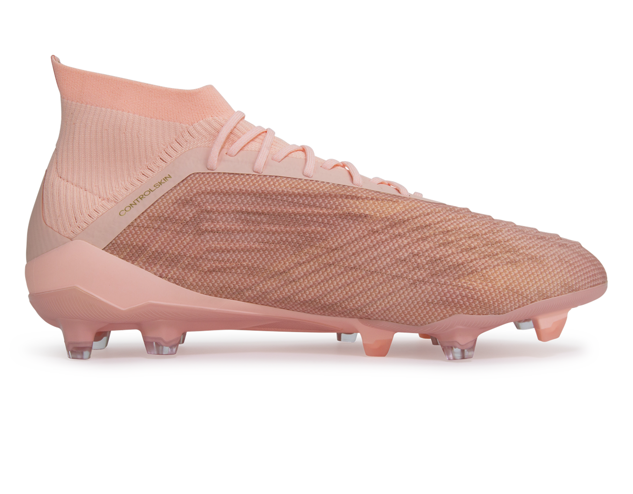adidas Men's Predator 18.1 FG Clear Orange/Trace Pink - Image 4