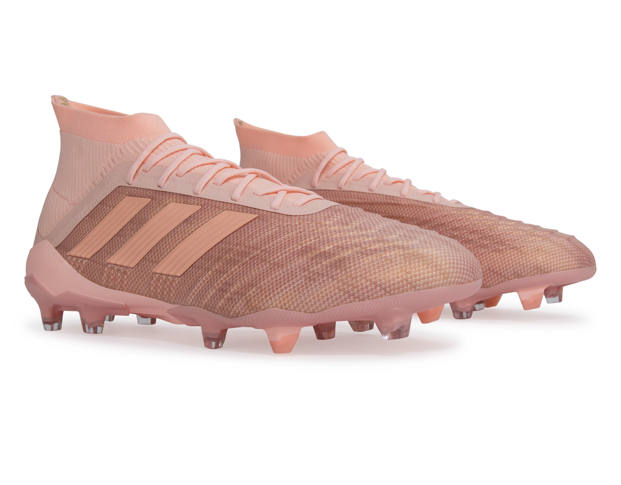 adidas Men's Predator 18.1 FG Clear Orange/Trace Pink - Image 3