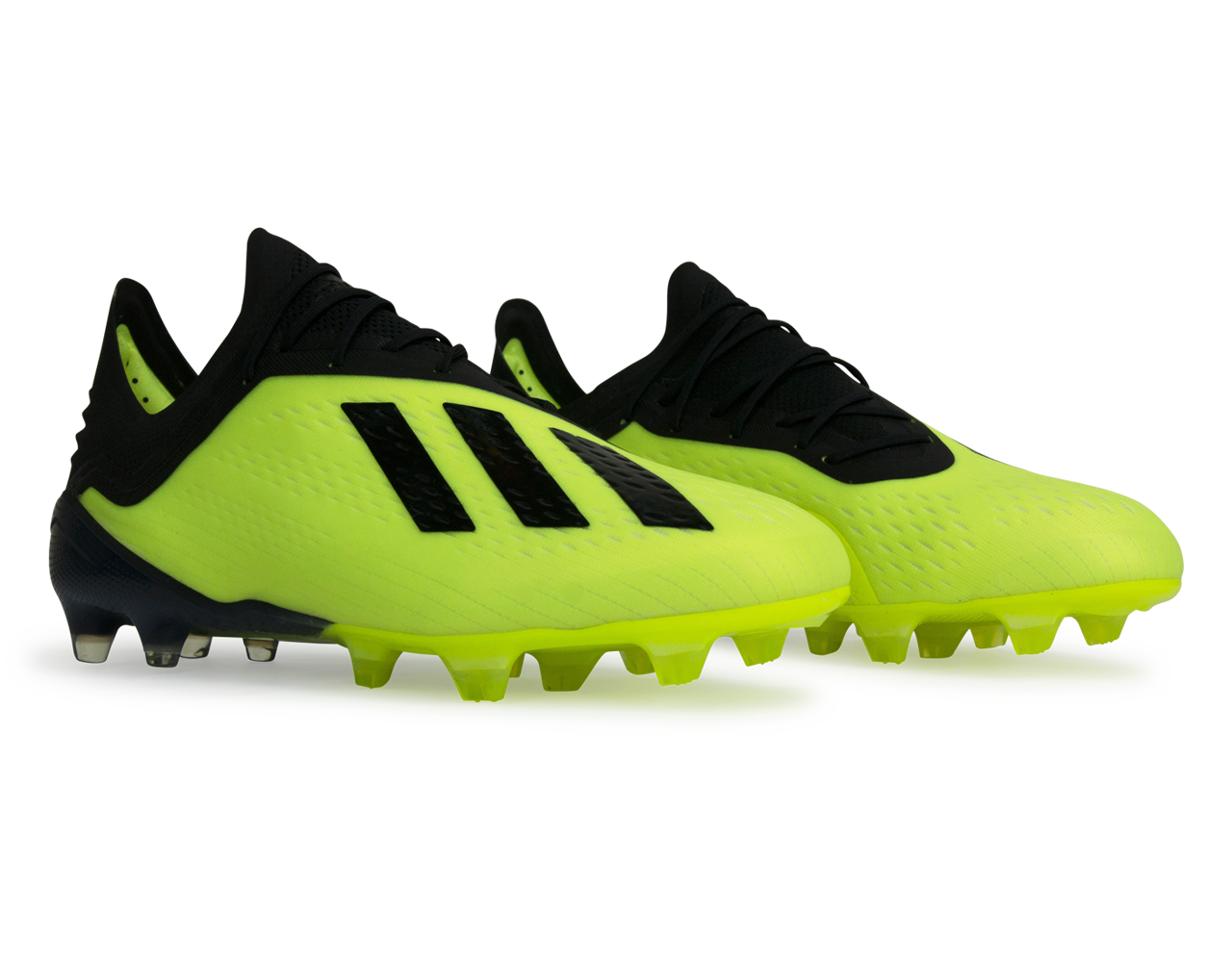adidas Men's X 18.1 FG Solar Yellow/Core Black/White - Image 4