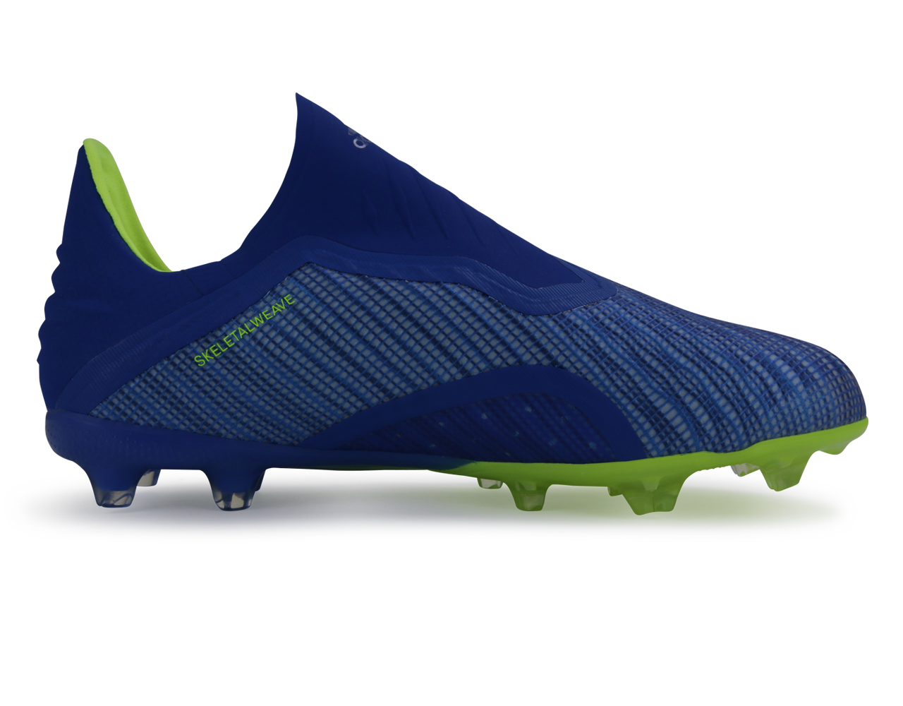 adidas Kids X 18+ FG Footblue/Solar Yellow/Core Black - Image 3