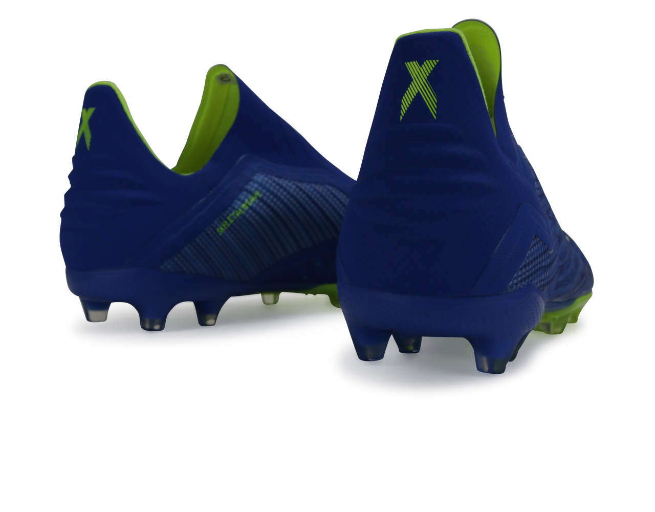 adidas Kids X 18+ FG Footblue/Solar Yellow/Core Black - Image 4