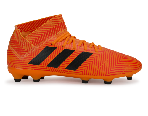 adidas Kids Nemeziz 18.3 FG Zest/Core Black/Solar Red