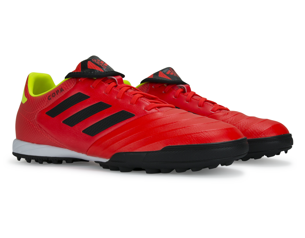 adidas Men's Copa 18.3 Turf Soccer Shoes Solar Red/Core Black - Image 5