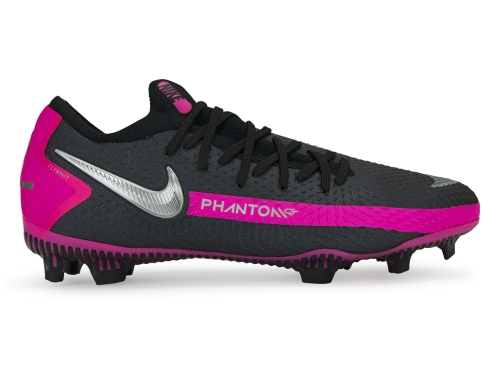 Nike Kids Phantom GT Pro FG Black/Metallic Silver