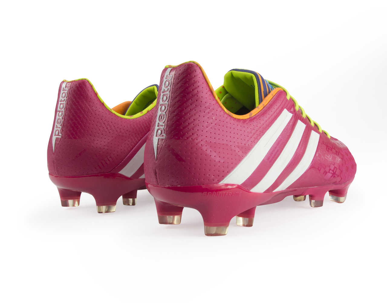 adidas Men's Predator LZ TRX FG Vivid Berry/Running White/Solar Slime - Image 5