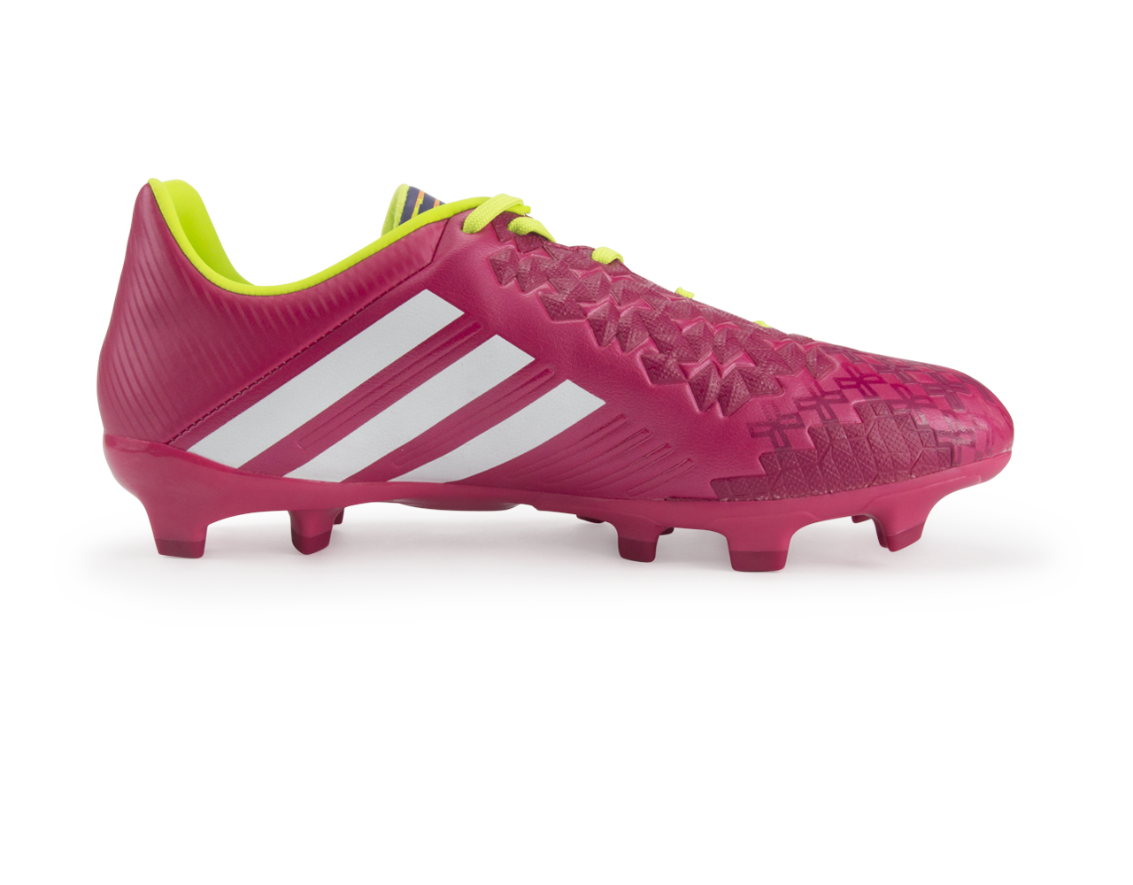 adidas Men's Absolado LZ TRX FG Vivid Berry/Running White/Solar Slime - Image 3