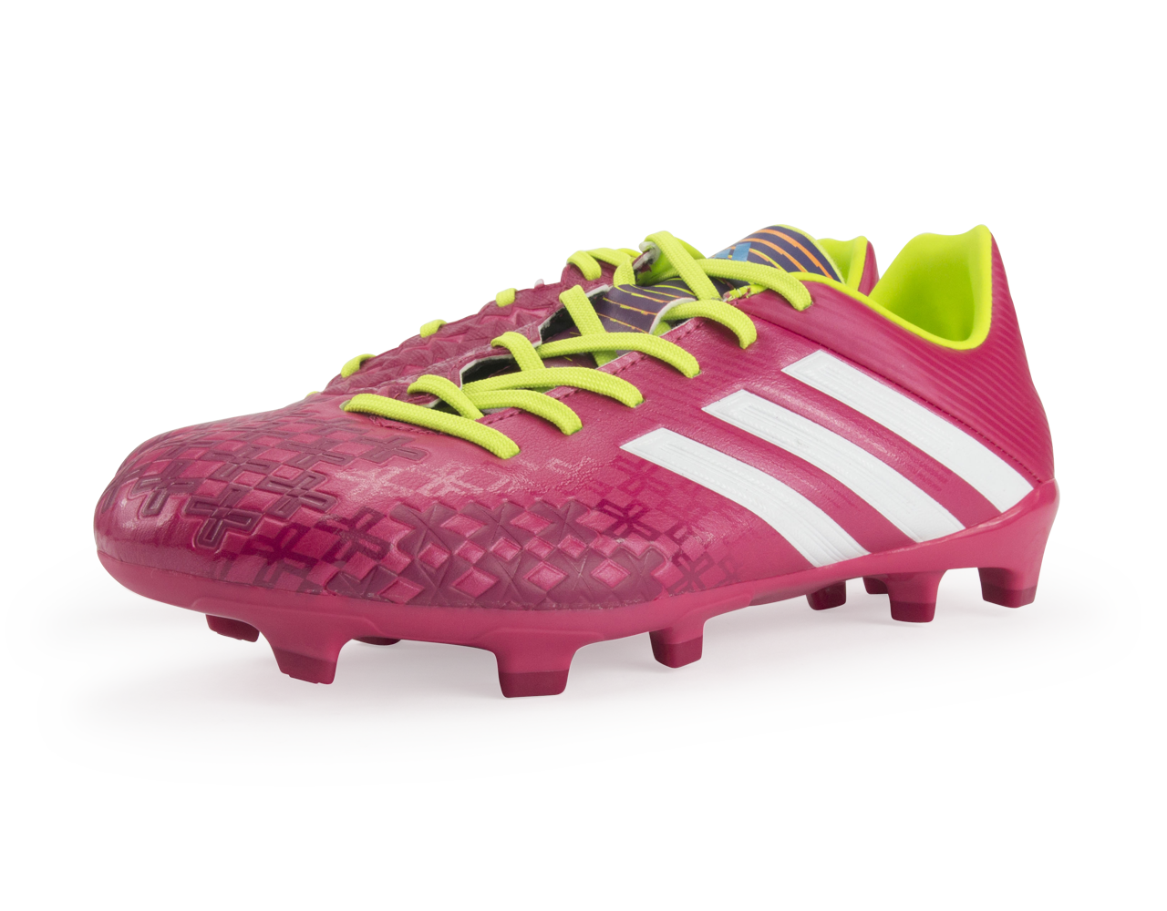 adidas Men's Absolado LZ TRX FG Vivid Berry/Running White/Solar Slime - Image 5