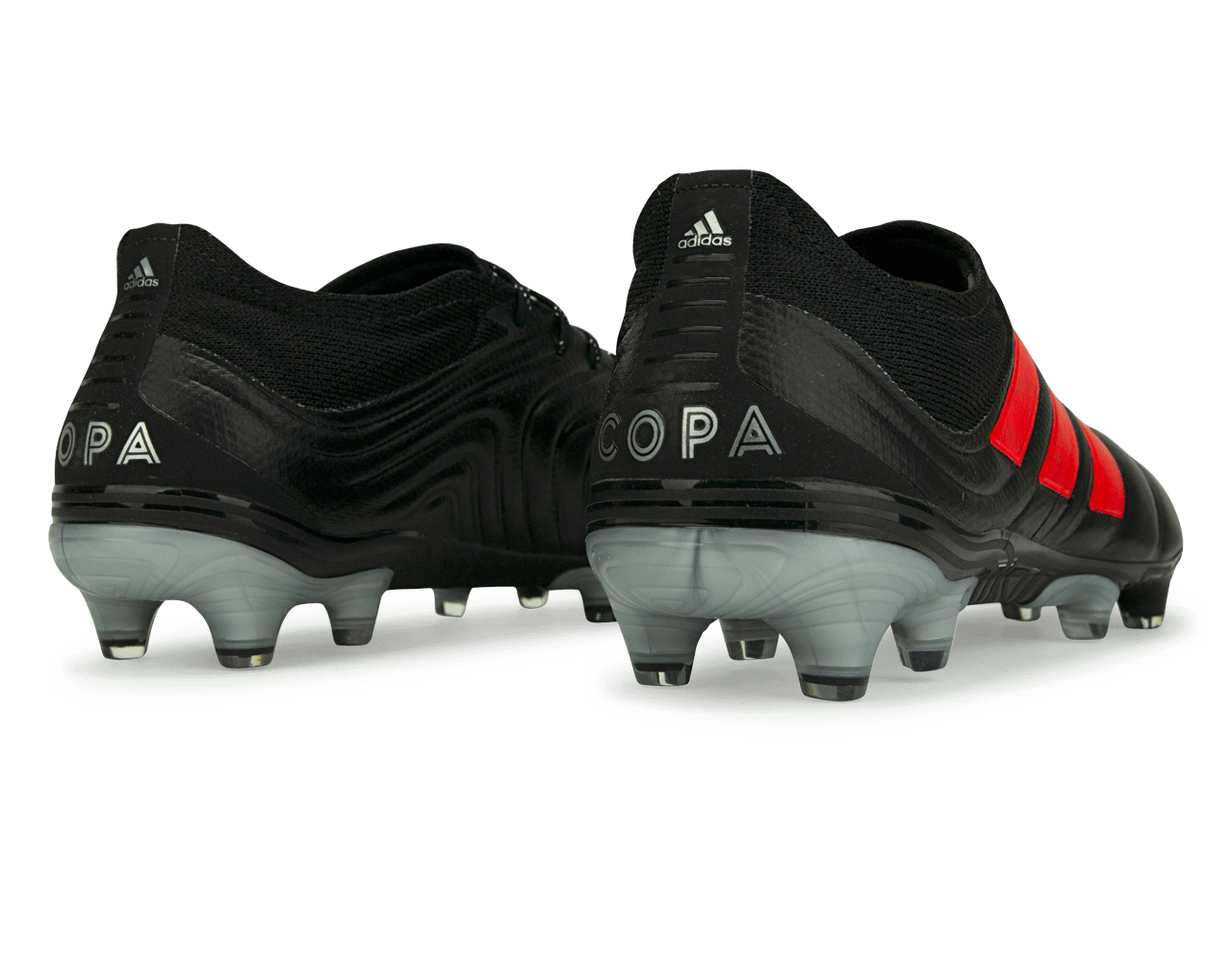 adidas Men's Copa 19.1 FG Core Black/Hi-Res Red/Silver Metallic - Image 3