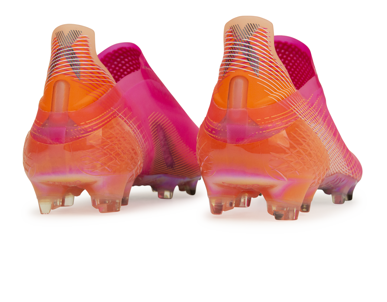 adidas Men's X Ghosted+ FG Pink/Orange - Image 4