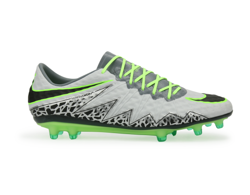 Nike Men's Hypervenom Phinish FG Pure Platinum/Black/Ghost Green