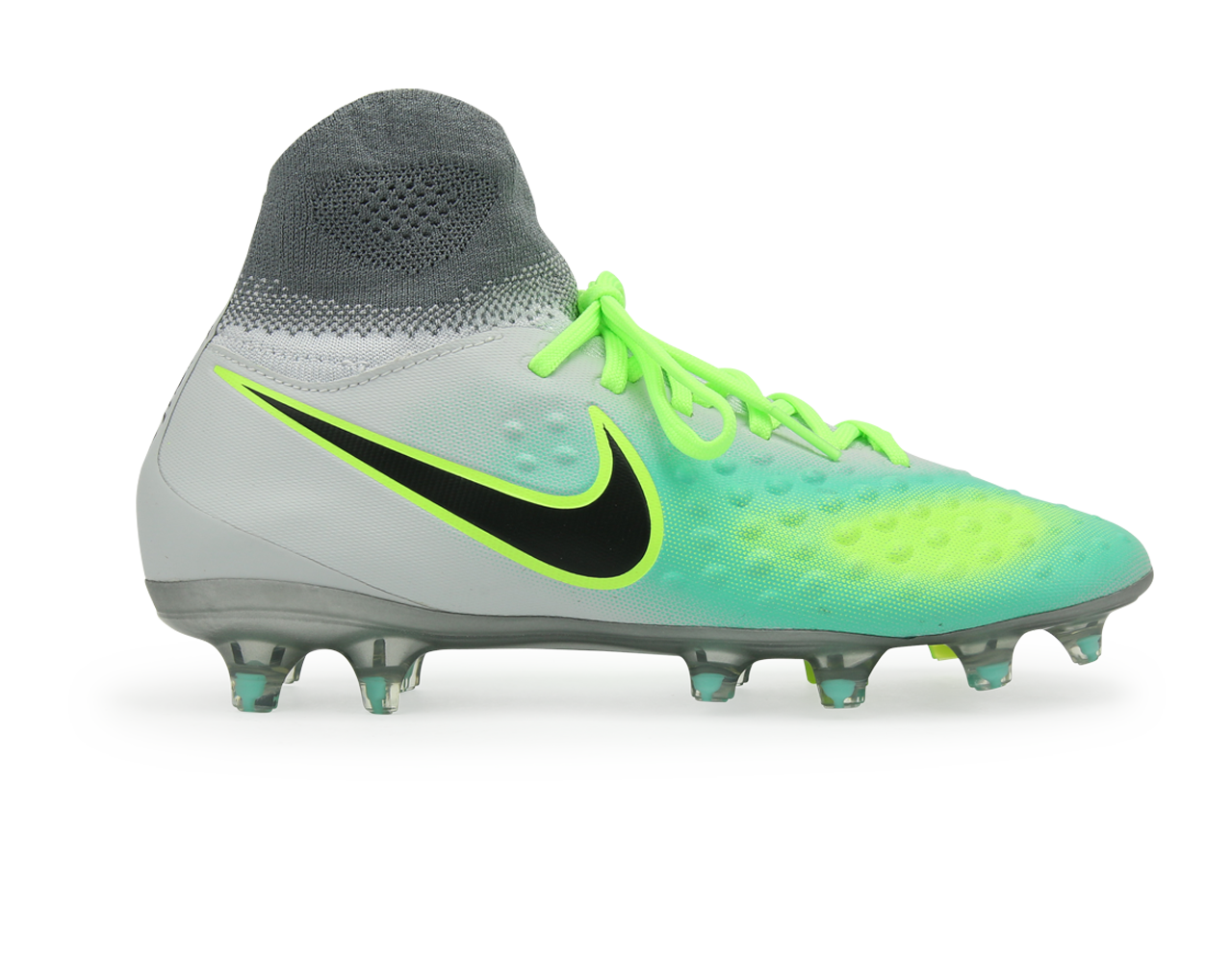 Nike Kids Magista Obra II FG Pure Platinum/Black/Ghost Green