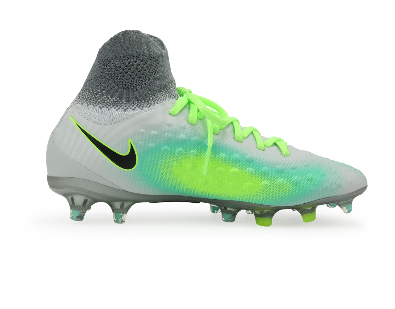 Nike Kids Magista Obra II FG Pure Platinum/Black/Ghost Green - Image 3