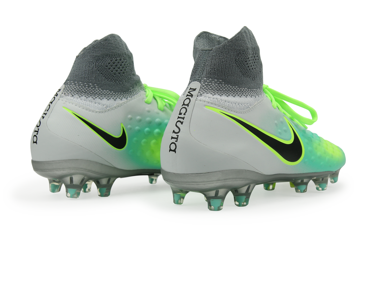 Nike Kids Magista Obra II FG Pure Platinum/Black/Ghost Green - Image 4