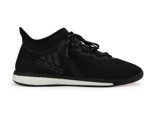 adidas Men's X 16.1 Street Indoor Soccer Shoes Core Black/Solar Red