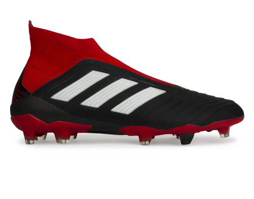 adidas Men's Predator 18+ FG Core Black/White