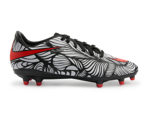 Nike Men's Hypervenom Phelon FG Black/Bright Crimson/White