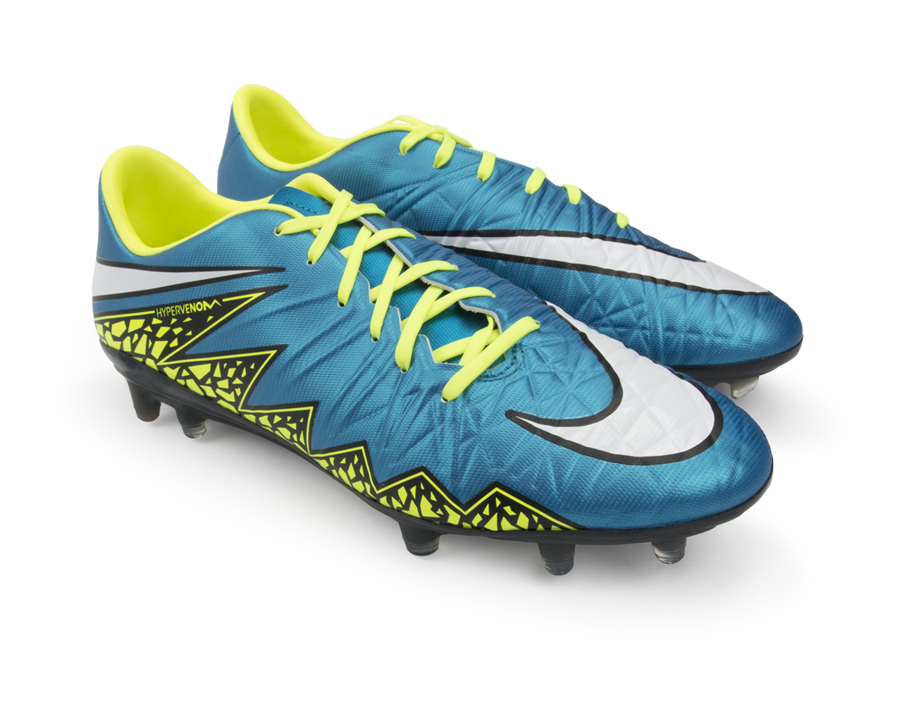 Nike Women's Hypervenom Phatal II FG Blue Lagoon/Volt/Black - Image 6