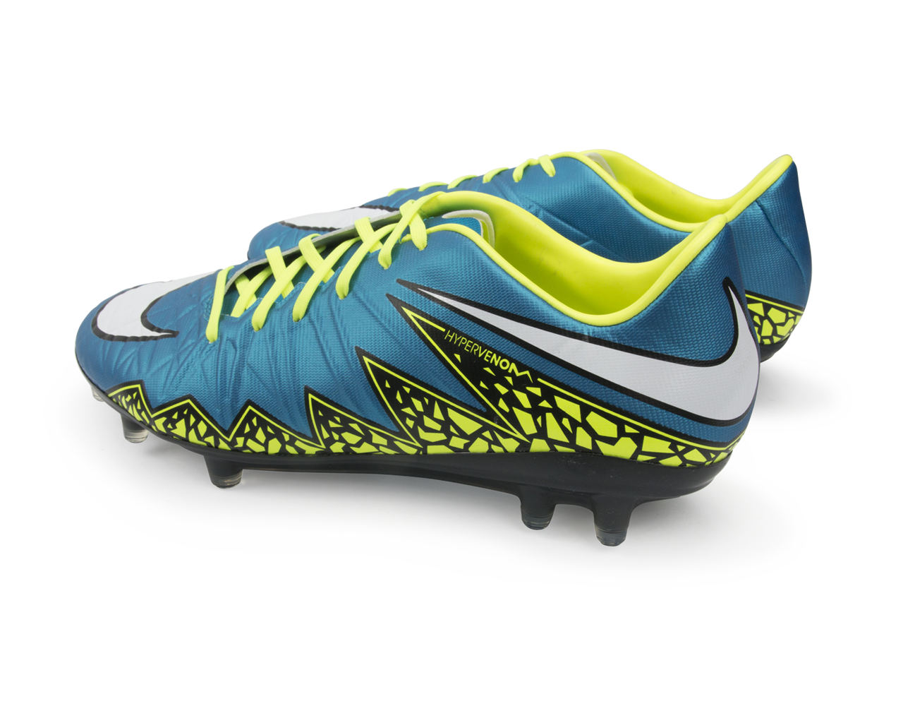 Nike Women's Hypervenom Phatal II FG Blue Lagoon/Volt/Black - Image 3