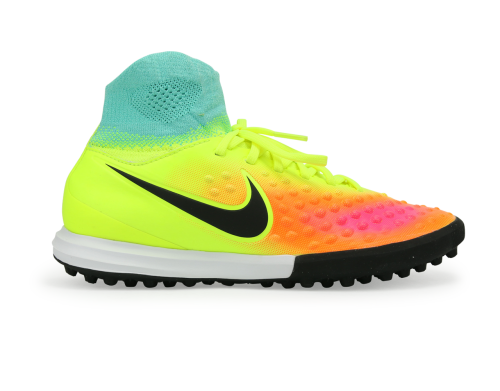 Nike Kids MagistaX Proximo Turf Soccer Shoes Volt/Black/Total Orange