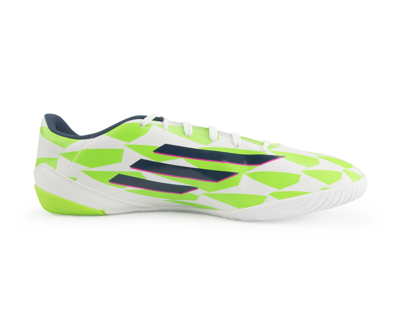 adidas Men's F10 Indoor Soccer Shoes White - Image 3