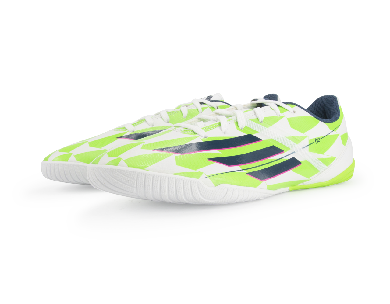 adidas Men's F10 Indoor Soccer Shoes White - Image 6