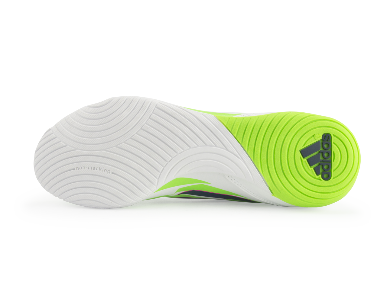 adidas Men's F10 Indoor Soccer Shoes White - Image 4