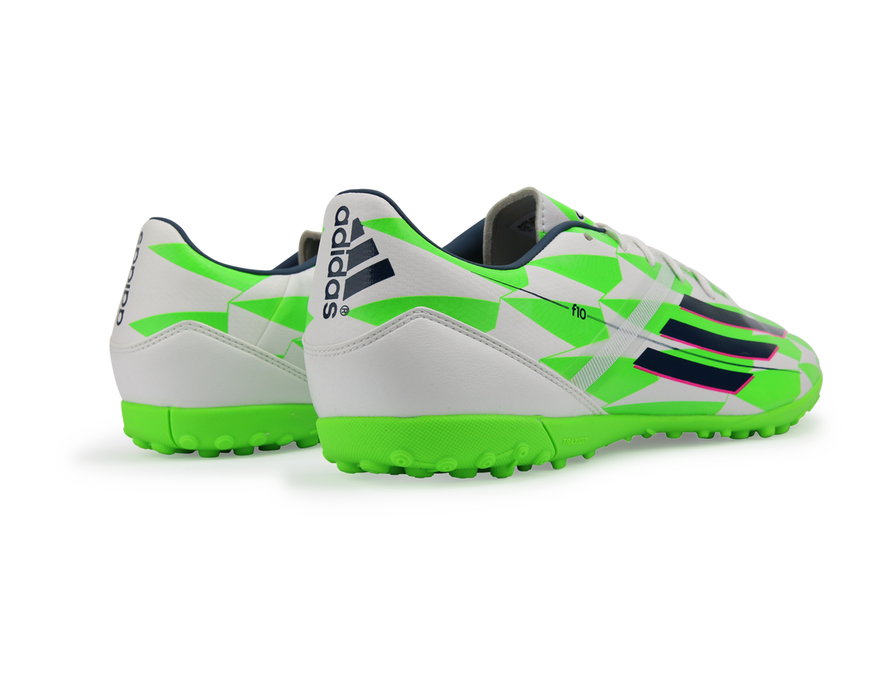 adidas Men's F10 Turf Soccer Shoes White - Image 2