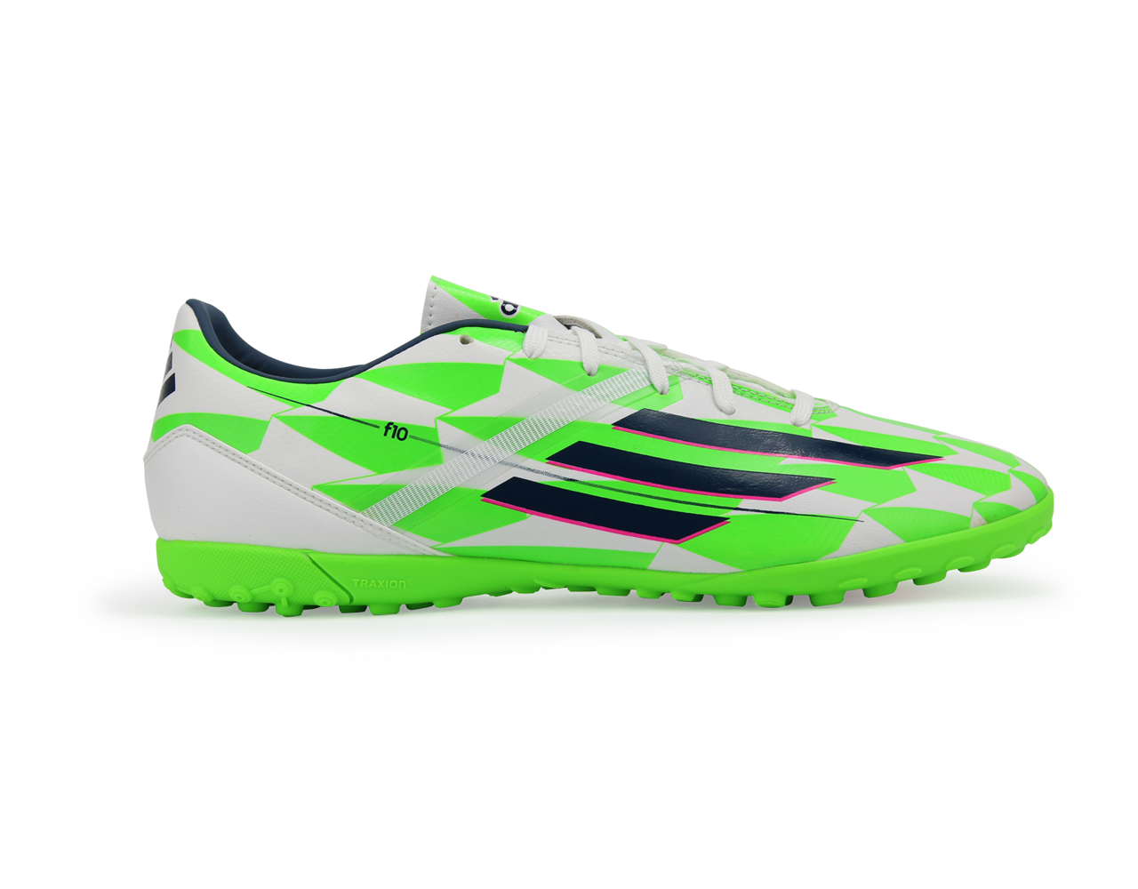 adidas Men's F10 Turf Soccer Shoes White